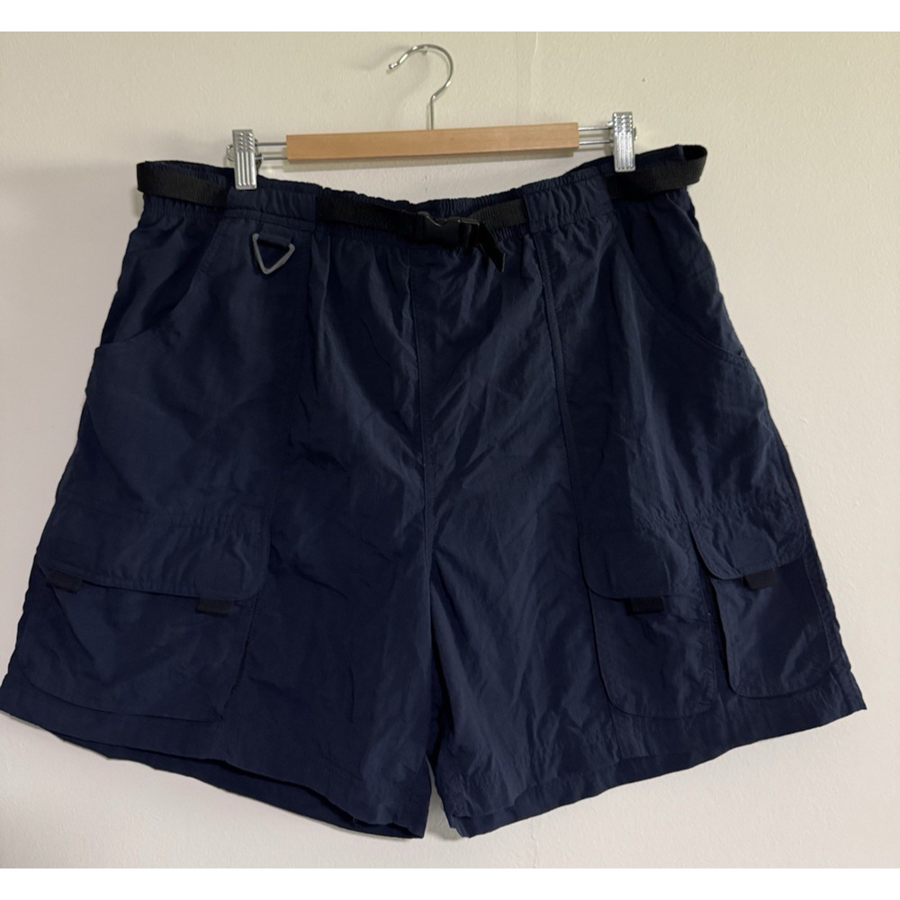 VTG Cherokee Men's Swim Trunks XL (40/42) - Navy With Snap Buckle
